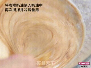 金字塔咖啡蛋糕，馥郁香浓，醇厚美味，让人难以忘怀。的做法步骤：2