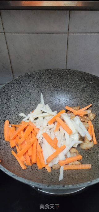 肉片炒藕条的做法步骤：7
