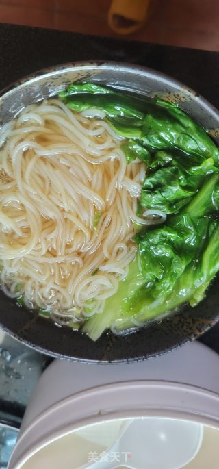 猪油生菜珍珠米粉的做法步骤：5