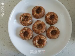 鹌鹑蛋蒸肉末的做法步骤：7
