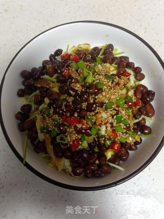 菜瓜拌鸡蛋丝花生米的做法步骤：21