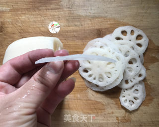 凉拌麻辣藕片的做法步骤：4