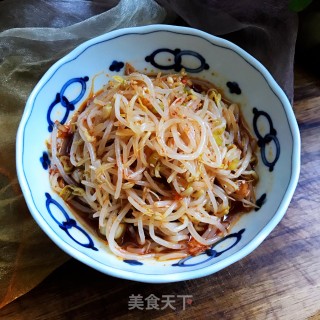 凉拌绿豆芽的做法步骤：5
