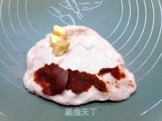 味噌葱花面包的做法步骤：4