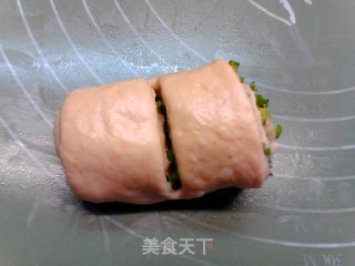 味噌葱花面包的做法步骤：17
