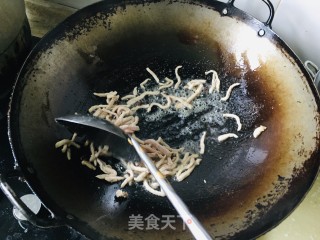生炒肉丝蒜苔的做法步骤：5