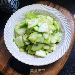 核桃油炒西葫芦的做法步骤：11