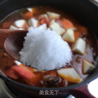 香辣排骨炖毛芋头的做法步骤：11