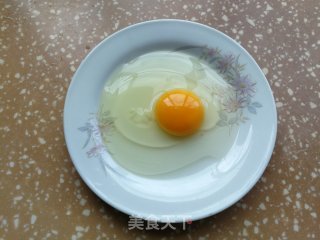 青菜炒荷包蛋的做法步骤：2