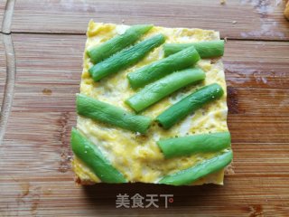 豆角煎蛋三明治的做法步骤：8