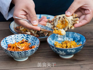 蟹黄捞面的做法步骤：3