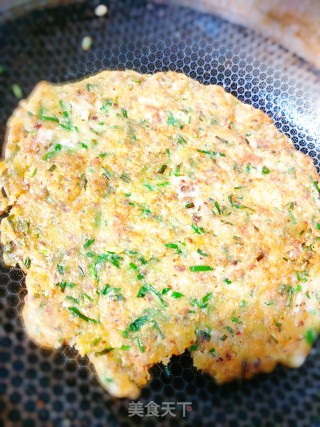 懒人版韭菜猪肉饼的做法步骤：14