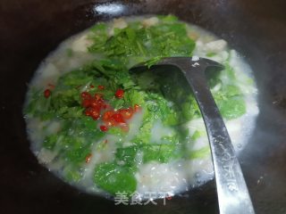 小白菜煮芋头的做法步骤：7