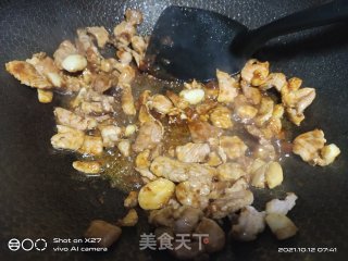 肉片炒豇豆的做法步骤：4