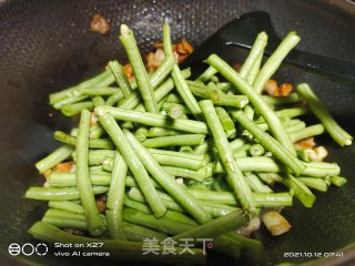 肉片炒豇豆的做法步骤：5