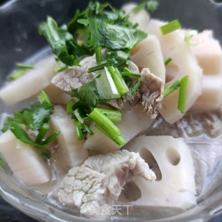 莲藕炖精肉的做法步骤：14