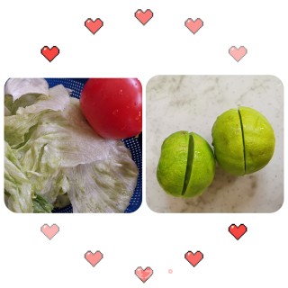 凉拌沙拉之生菜拌番茄????的做法步骤：1