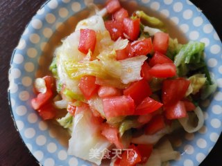 凉拌沙拉之生菜拌番茄????的做法步骤：4