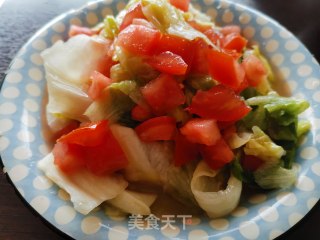 凉拌沙拉之生菜拌番茄????的做法步骤：5