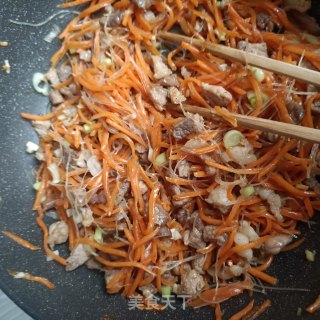 胡萝卜肉丁包的做法步骤：20