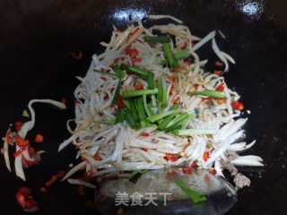 杏鲍菇炒牛肉的做法步骤：6