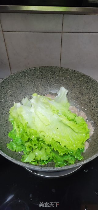 生菜牛肉丸子的做法步骤：5