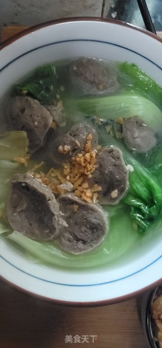 生菜牛肉丸子的做法步骤：7