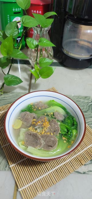 生菜牛肉丸子的做法步骤：8
