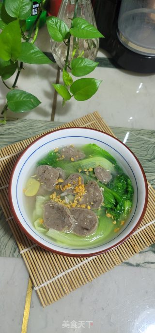 生菜牛肉丸子的做法步骤：9
