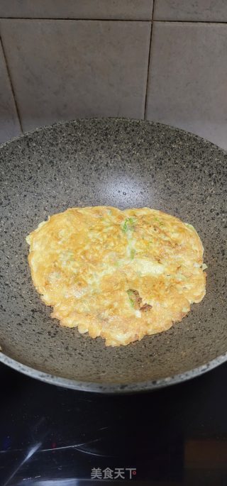 生菜鸡蛋饼的做法步骤：8