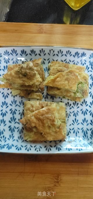 生菜鸡蛋饼的做法步骤：9