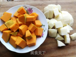 南瓜苹果小米粥的做法步骤：3