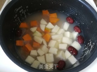 南瓜苹果小米粥的做法步骤：4