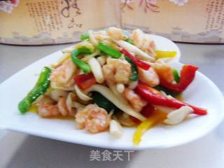 虾仁白玉菇的做法步骤：12