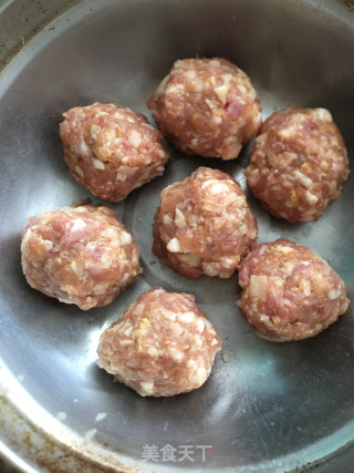 藕粒肉饼的做法步骤：6