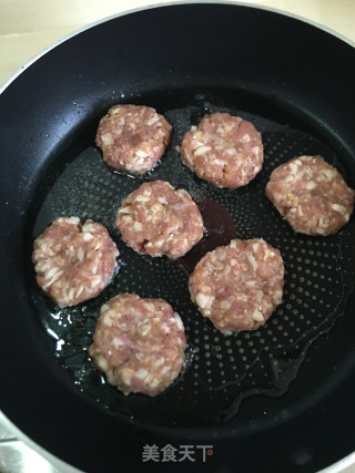 藕粒肉饼的做法步骤：8
