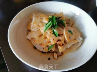 酸辣藕片的做法步骤：8