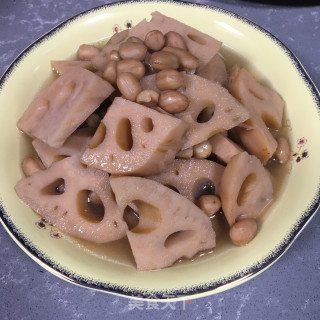 花生煲莲藕的做法步骤：6