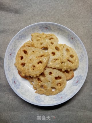 酥炸藕片的做法步骤：7