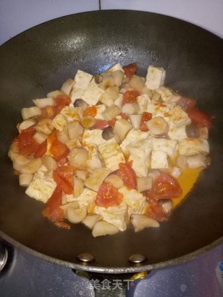 杏鲍菇炖豆腐的做法步骤：7