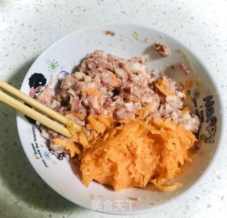 炸萝卜肉丸子的做法步骤：4