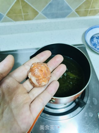炸萝卜肉丸子的做法步骤：5