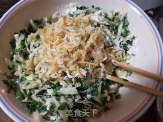 韭菜土豆饼的做法步骤：5