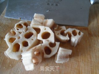 黑椒酱炒三丁的做法步骤：3