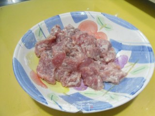 黑椒酱炒三丁的做法步骤：4