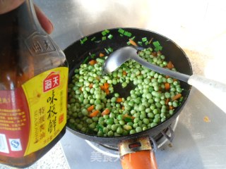 鸡蛋烧豌豆的做法步骤：8