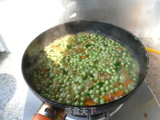 鸡蛋烧豌豆的做法步骤：9