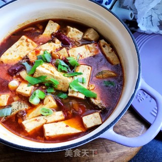 香辣鲈鱼炖豆腐的做法步骤：11