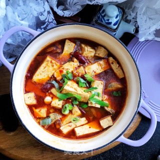 香辣鲈鱼炖豆腐的做法步骤：13