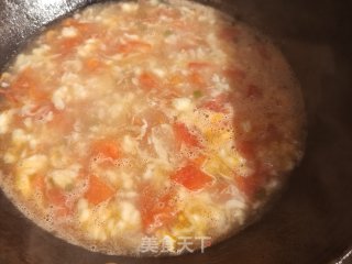 西红柿鸡蛋疙瘩汤的做法步骤：8